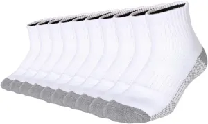 Men’s 10Pack Athletic Socks,Comfy Cotton Full Cushion Casual Ankle Socks