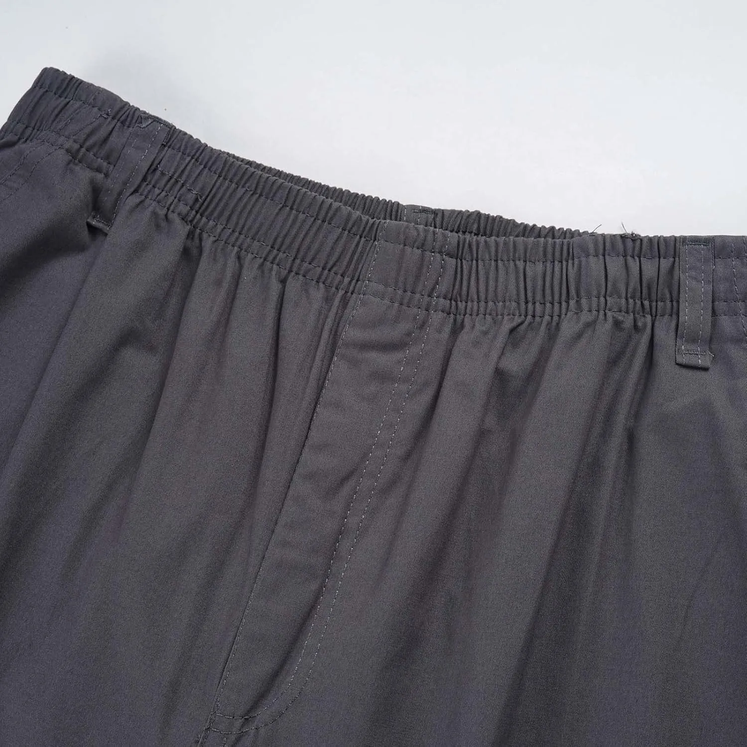 Men's Breathable Comfy Cotton Pants Elastic Waist Comfy Straight-Fit Sweatpants Fashion Casual Cargo Pants Multi Pockets