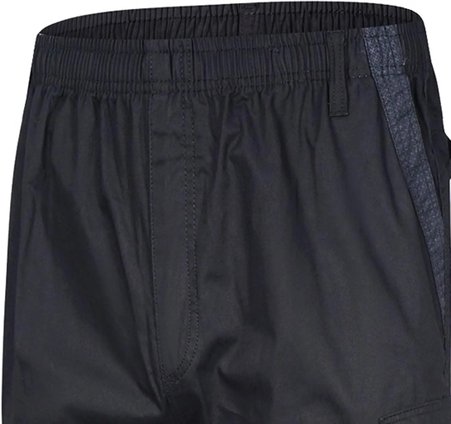 Men's Breathable Comfy Cotton Pants Elastic Waist Comfy Straight-Fit Sweatpants Fashion Casual Cargo Pants Multi Pockets