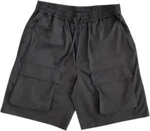 Mens Cargo Shorts Summer Fashion Casual Loose Solid Color 5 Inch Shorts with Multiple Pockets