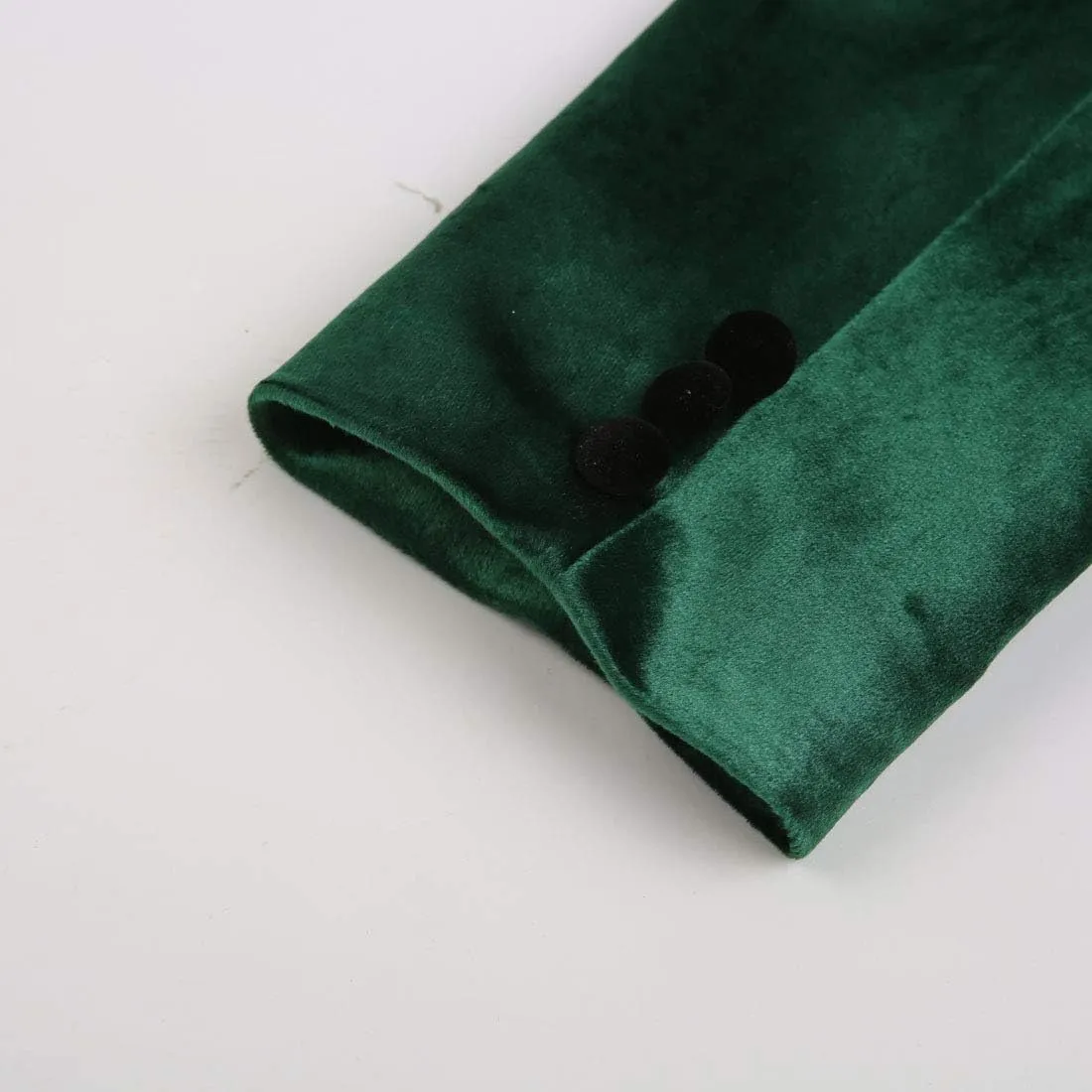 Mens Fashion Velvet Suit Jacket Slim Fit Blazers