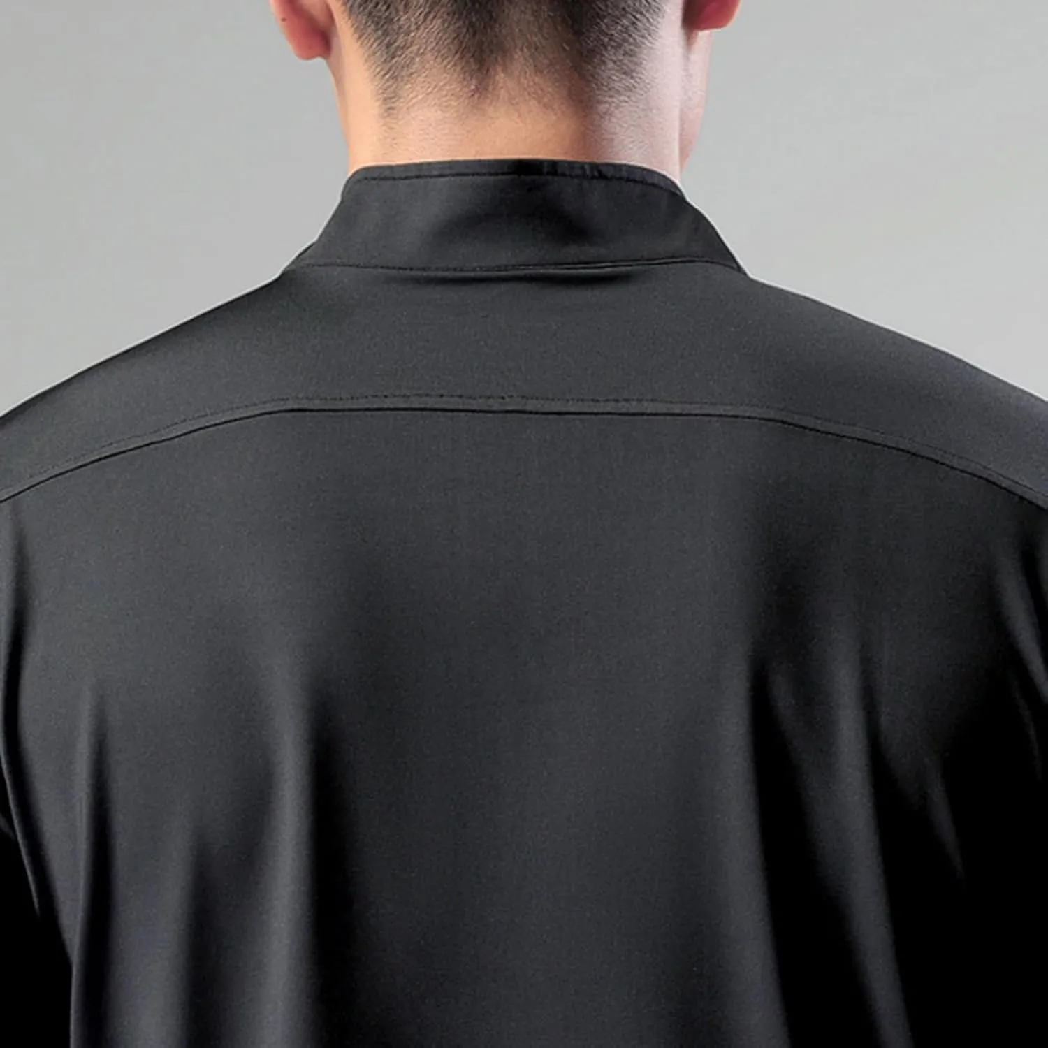Men's Quick Dry Active Tshirts Quarter Zip Short Sleeve Athletic Pullover 1/4 Zip Up Fishing Running Outdoor Shirt