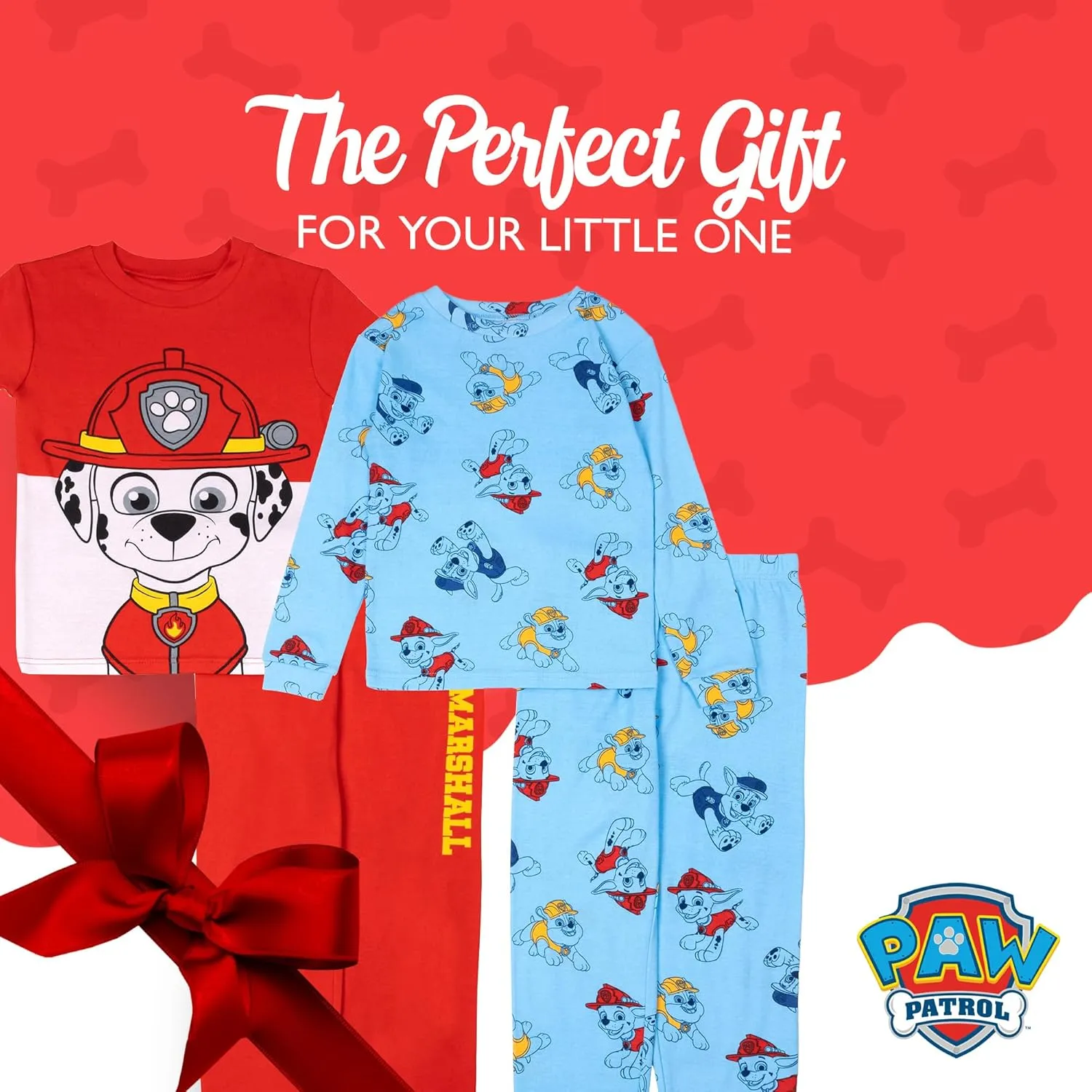 Nickelodeon Paw Patrol | Baby Shark | Blue's Clues & You 4-Piece Snug-fit Cotton Pajama Set, Soft & Cute for Kids