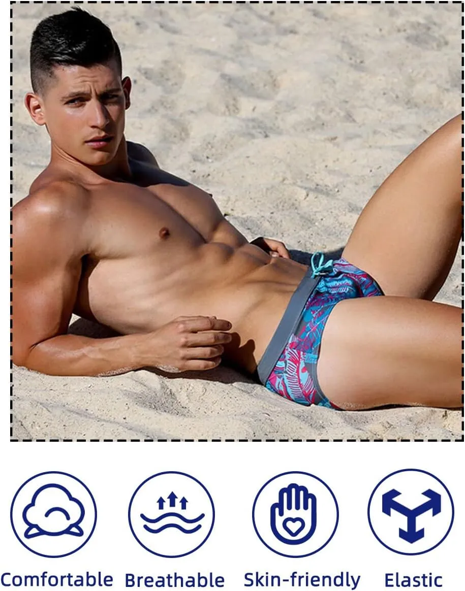 Panegy Men's Sexy Swim Underwear Briefs Fashion Board Shorts Stretchy Swimsuit Boyshorts