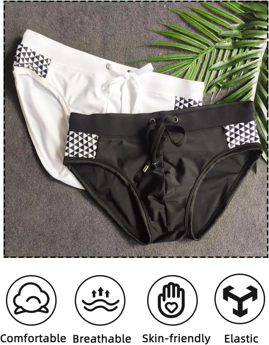 Panegy Men's Sexy Swim Underwear Briefs Fashion Board Shorts Stretchy Swimsuit Boyshorts