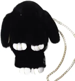 Plush Chain Shoulder Bag for Girls Lovely Crossbody Bags Wallet Purse Soft Zipper Lady Handbag Bags