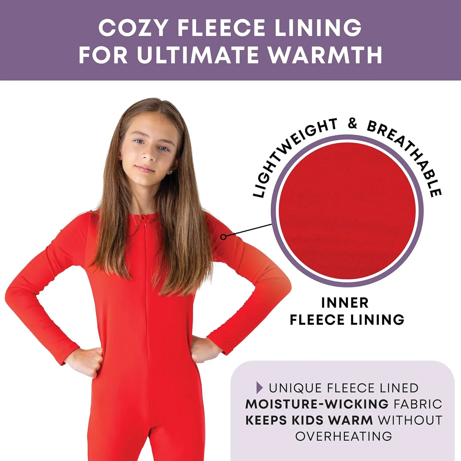 Rocky Kids Onesie Cozy Jumpsuit, Unisex, Fleece Lined, for Boys & Girls, Long Sleeve Thermals (Stay-Soft)