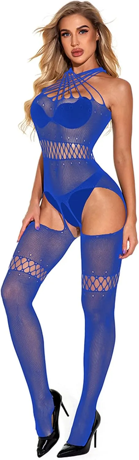 Sexy Lingerie Set for Women Underwear Nightwear Chemises Bodysuits Garter