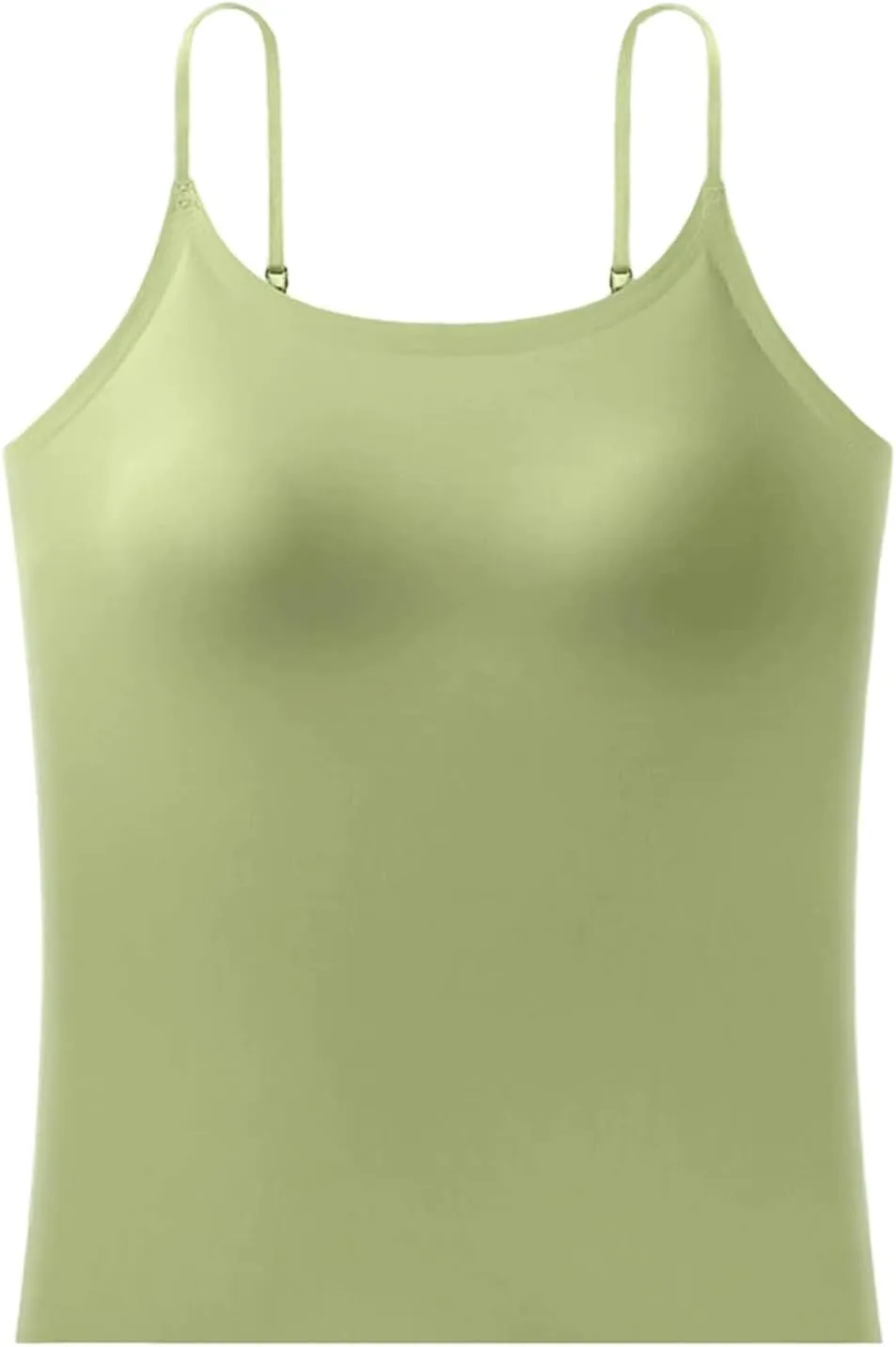 Shelf Bra Camisole Tops for Women Spaghetti Strap Tank Top Yoga Cotton Cami Shirts
