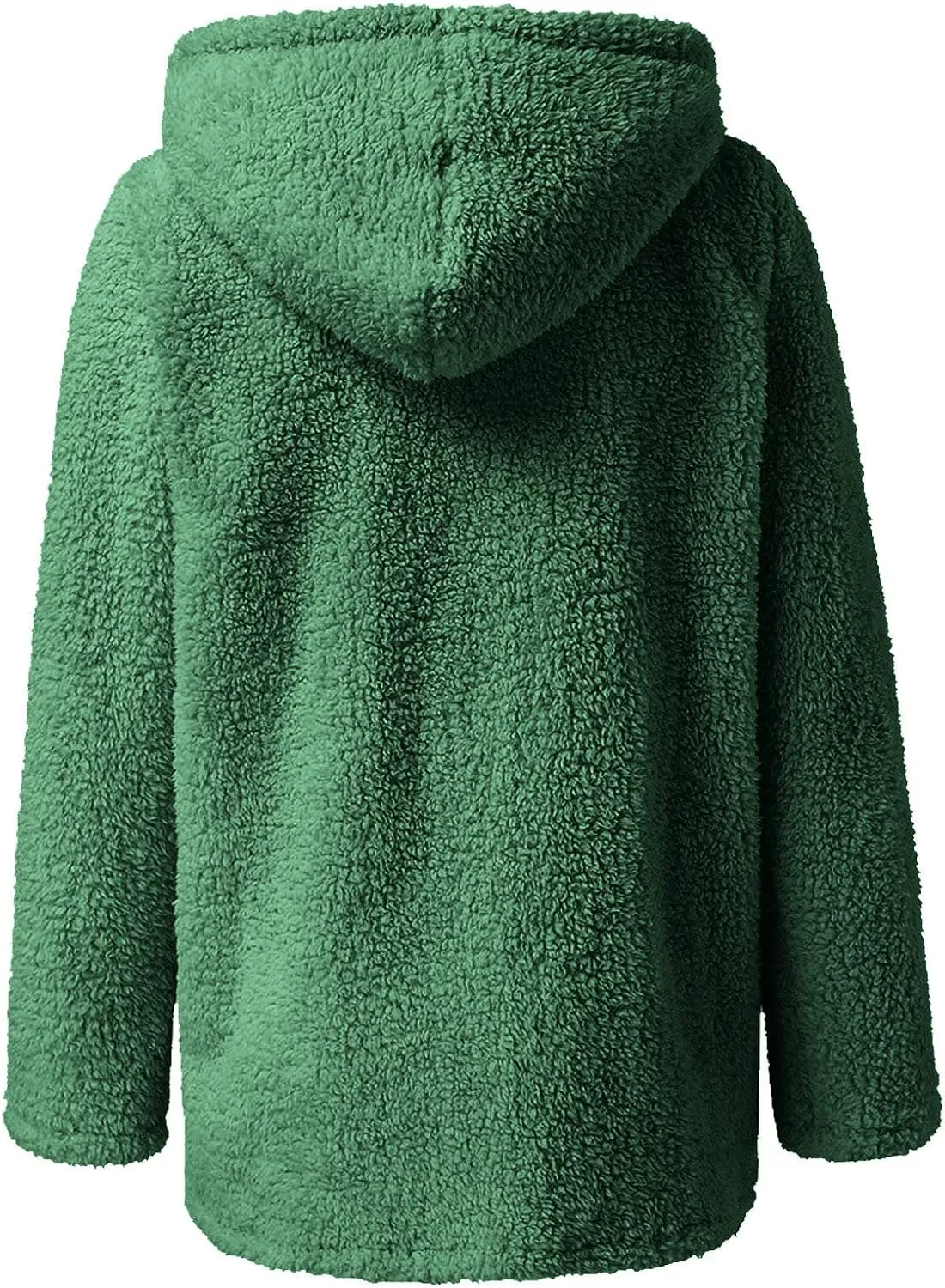 SHOPESSA Winter Coats and Jackets for Women Slouchy Sherpa Cardigan Women Sherpa Hoodies with Zipper Snow Jackets for Women