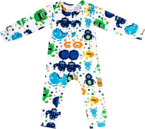 SleepingBaby Soft and Breathable Pajamas with Zipper Convenience for Easy Diaper Changes
