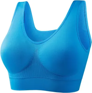 Sports Bras for Women Large Bust High Support Seamless Comfortable Wireless Stretchy Yoga Running Fitness Sleep Bra