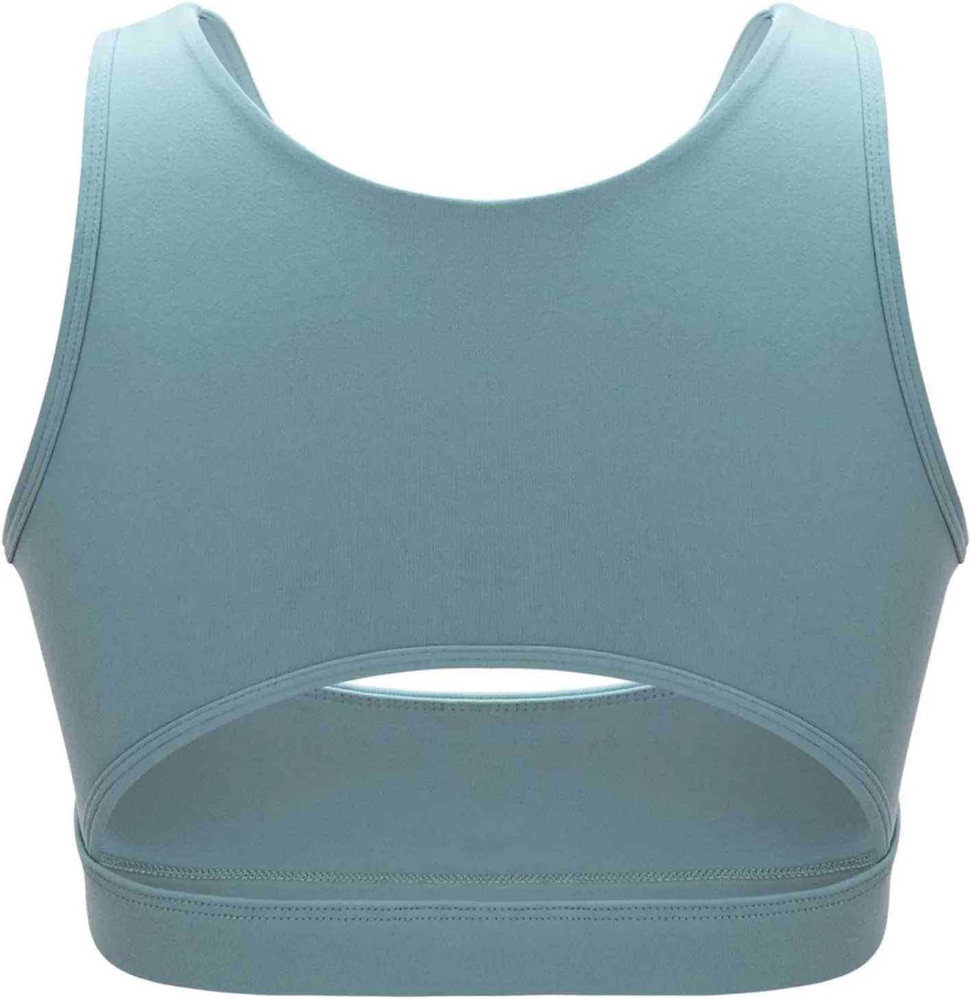 Stretchy Sports Bras Women Racerback Yoga Medium Support Workout Bras Fashion Hollow Breathable Active Tank Bra