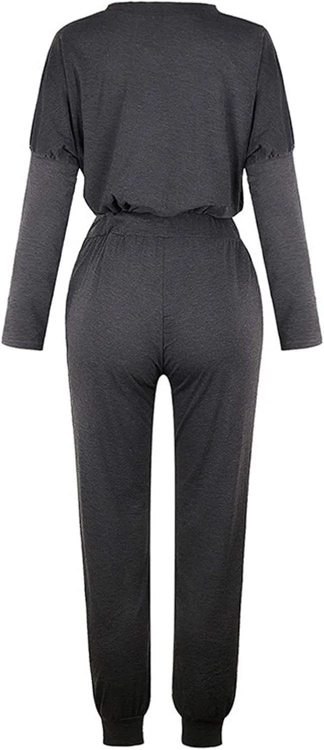 Sweat Suits for Women Set Loungewear Jogger Two Piece Outfit Set 2 Piece Tracksuits Casual Long Pant Set With Pockets