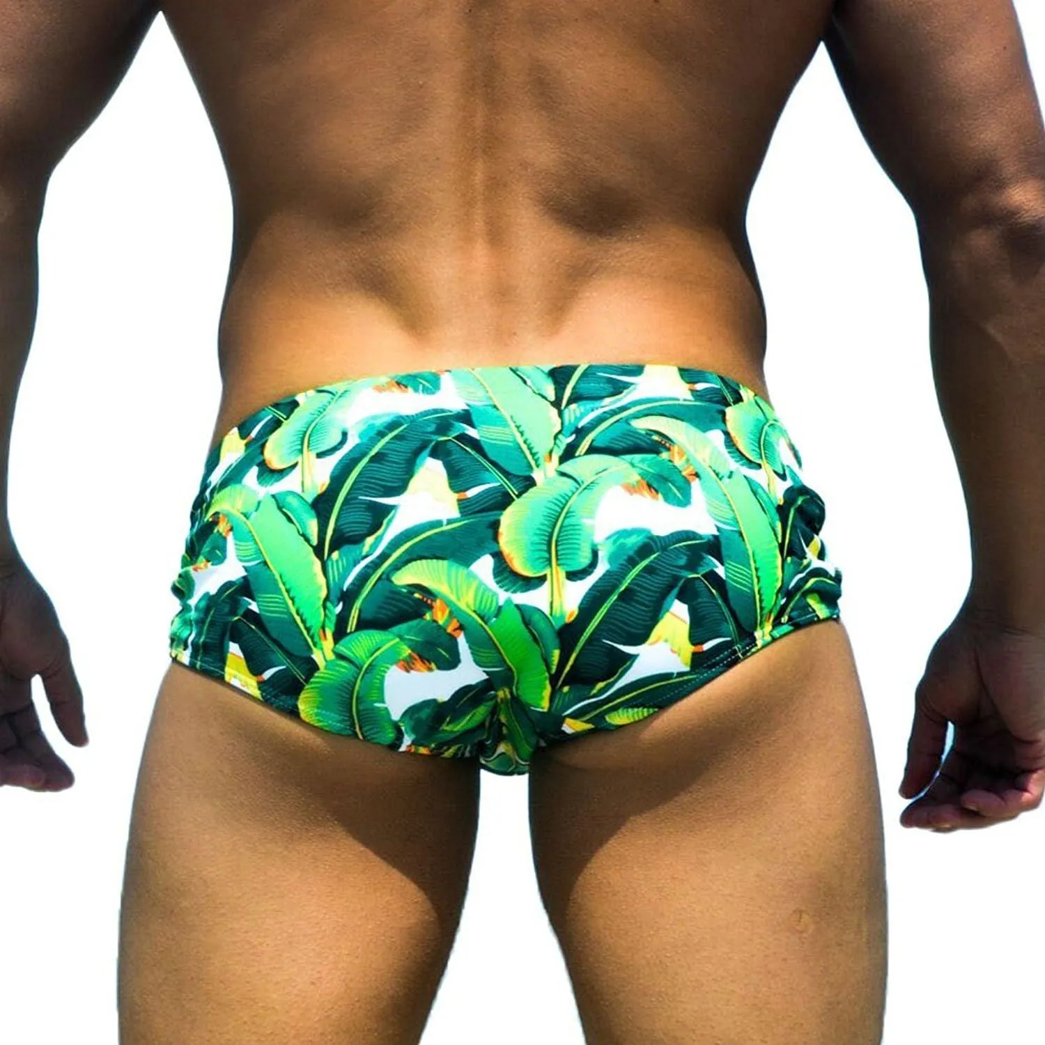 Taddlee Men Swimwear Swim Briefs Bikini Board Surf Shorts Boxer Trunks Swimsuits Red