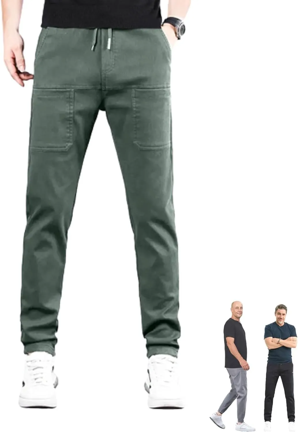 Testoberg Multipants - High Stretch Multi-Pocket Cargo Pants, Men Comfy Cargo 6 Pocket Pants, Men Comfy Work Pants