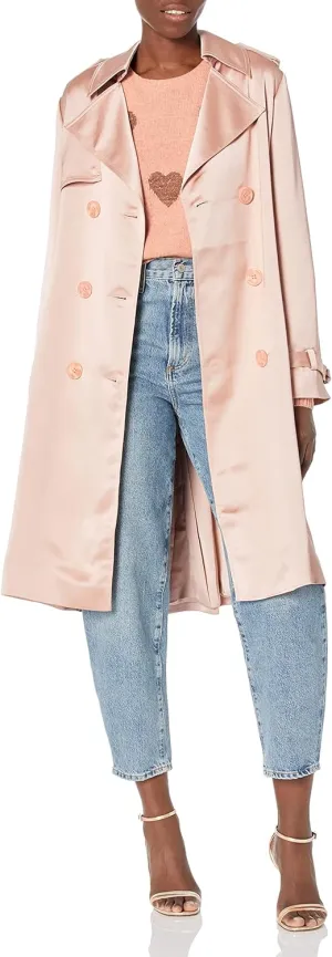 Trina Turk Women's Satin Trench Coat
