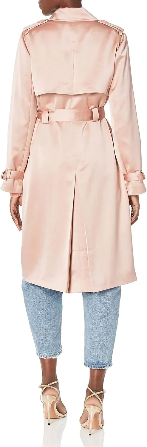 Trina Turk Women's Satin Trench Coat