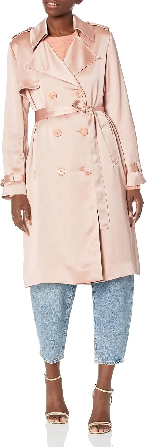 Trina Turk Women's Satin Trench Coat