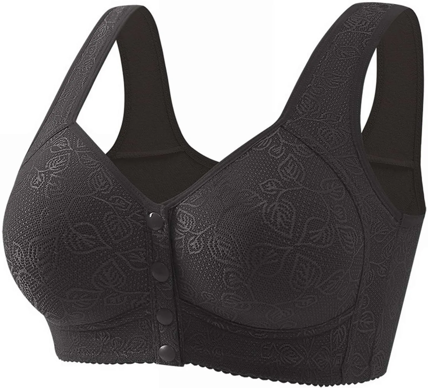 V Neck Criss Cross Back Padded Yoga Bra Bra Gathered Anti Sagging Non Ring Middle and Old Seamless High Impact Yoga
