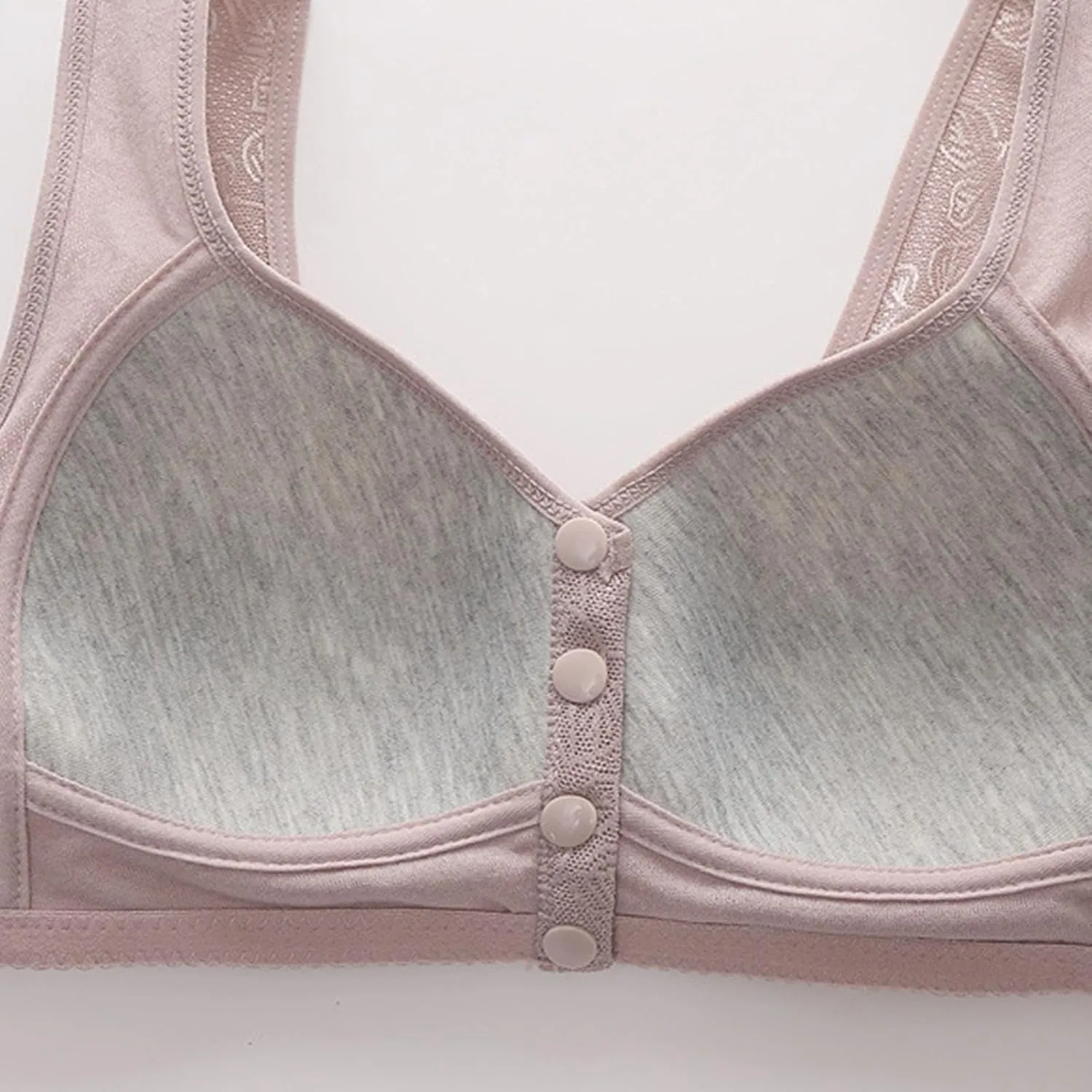 V Neck Criss Cross Back Padded Yoga Bra Bra Gathered Anti Sagging Non Ring Middle and Old Seamless High Impact Yoga
