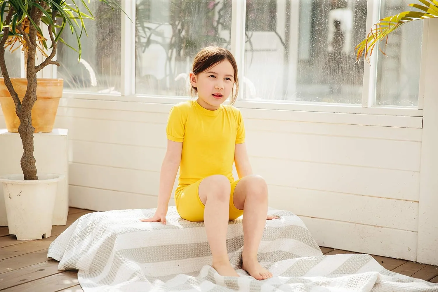 VAENAIT BABY Kids Sleepwear Pajamas Short Soft Cool Summer Viscose Pjs 2pcs Set