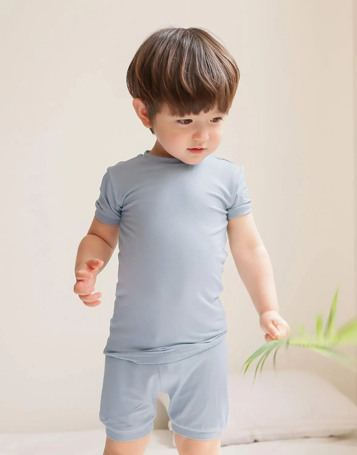 VAENAIT BABY Kids Sleepwear Pajamas Short Soft Cool Summer Viscose Pjs 2pcs Set