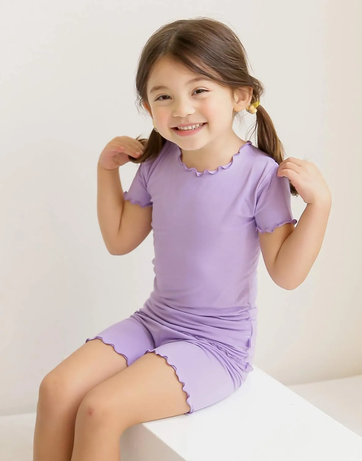 VAENAIT BABY Kids Sleepwear Pajamas Short Soft Cool Summer Viscose Pjs 2pcs Set
