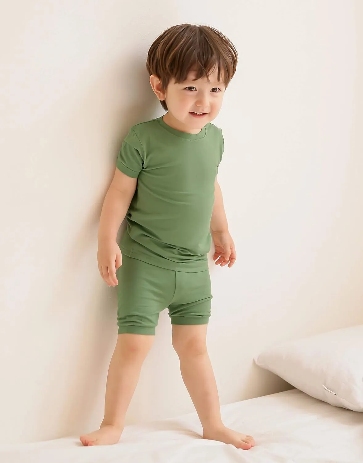 VAENAIT BABY Kids Sleepwear Pajamas Short Soft Cool Summer Viscose Pjs 2pcs Set