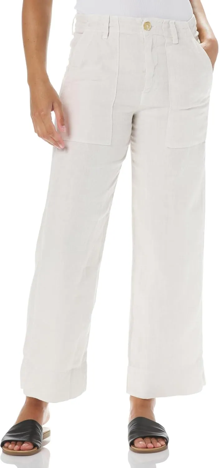 Velvet by Graham & Spencer Women's Dru Heavy Linen Pant
