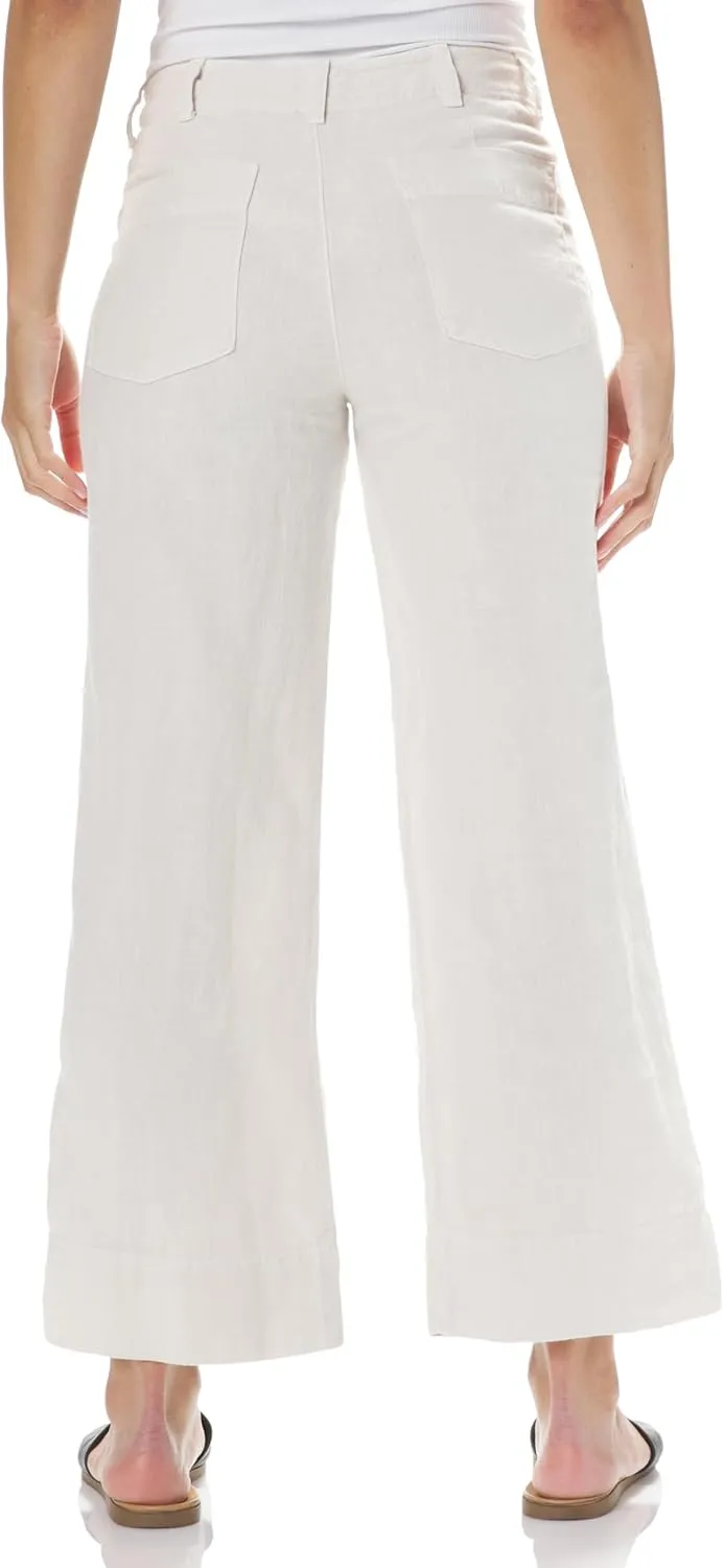 Velvet by Graham & Spencer Women's Dru Heavy Linen Pant