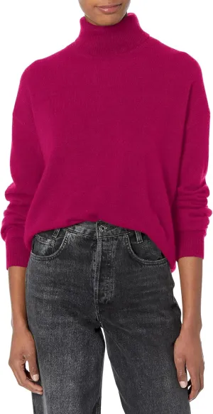 Velvet by Graham & Spencer Women's Ellie Cashmere Turtleneck Sweater