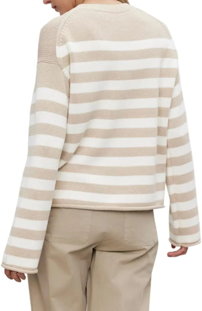 Velvet by Graham & Spencer Women's Lex Cotton Cashmere Sweater