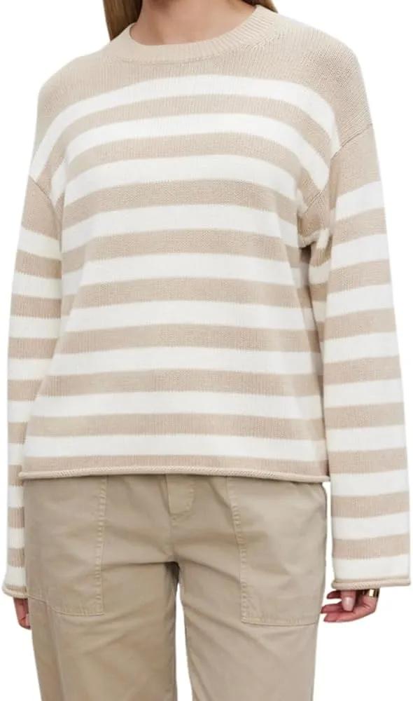 Velvet by Graham & Spencer Women's Lex Cotton Cashmere Sweater