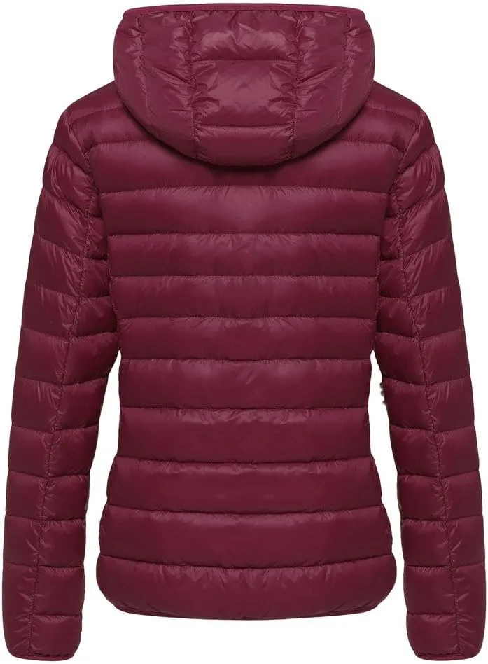 Wantdo Women's Hooded Packable Ultra Light Weight Short Down Jacket