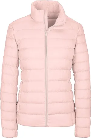 wantdo Women's Packable Ultra Light Weight Short Down Jacket
