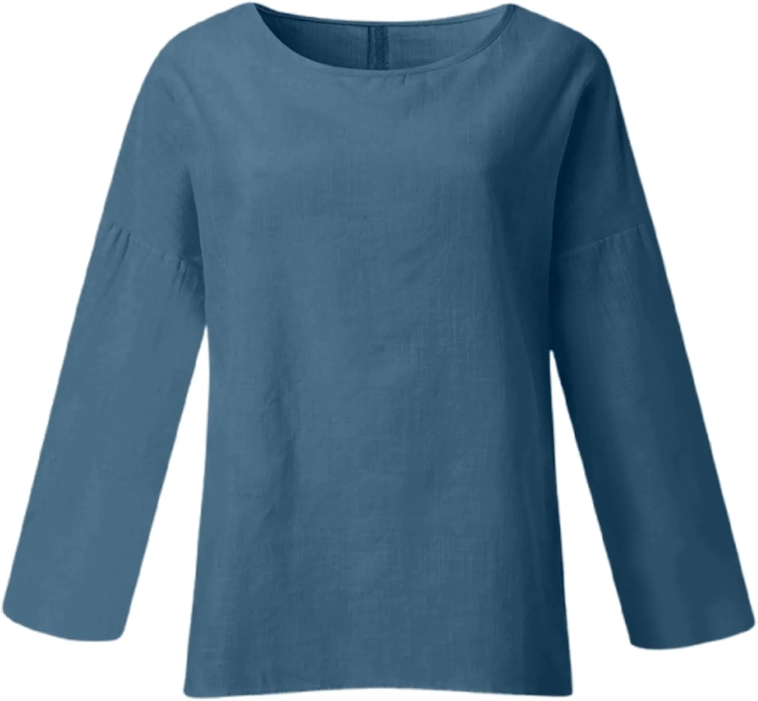 Women Buttons Cotton Linen Short Sleeve T Shirt Summer Henley Casual Plus Size Tunic Tops V-Neck Loose Tshirts