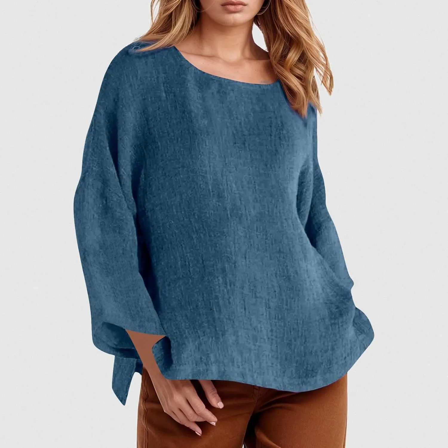 Women Buttons Cotton Linen Short Sleeve T Shirt Summer Henley Casual Plus Size Tunic Tops V-Neck Loose Tshirts