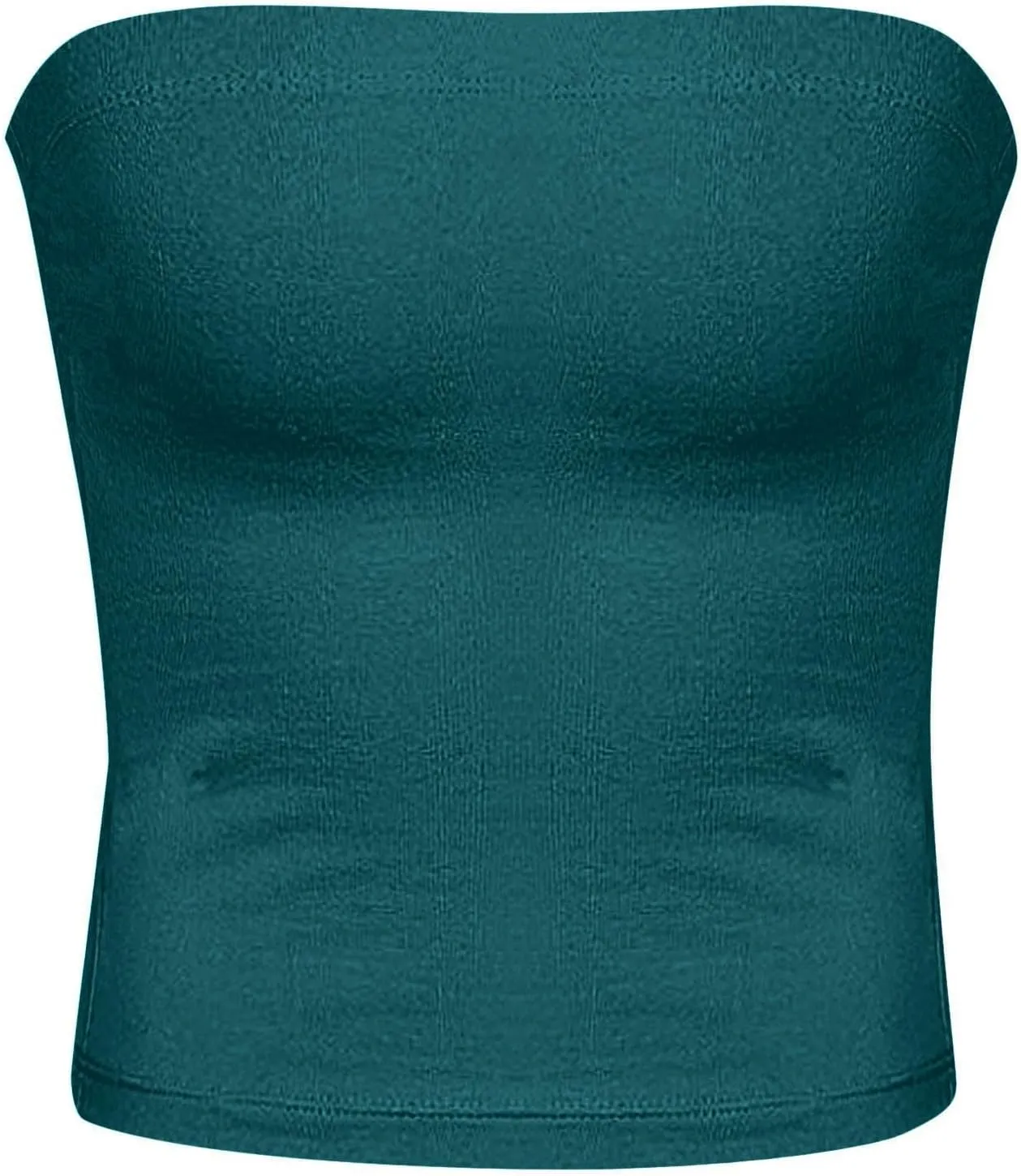 Women Y2K Strapless Backless Tube Top Double Lined Sleeveless Crop Tank 2025 Summer Clothes Going Out