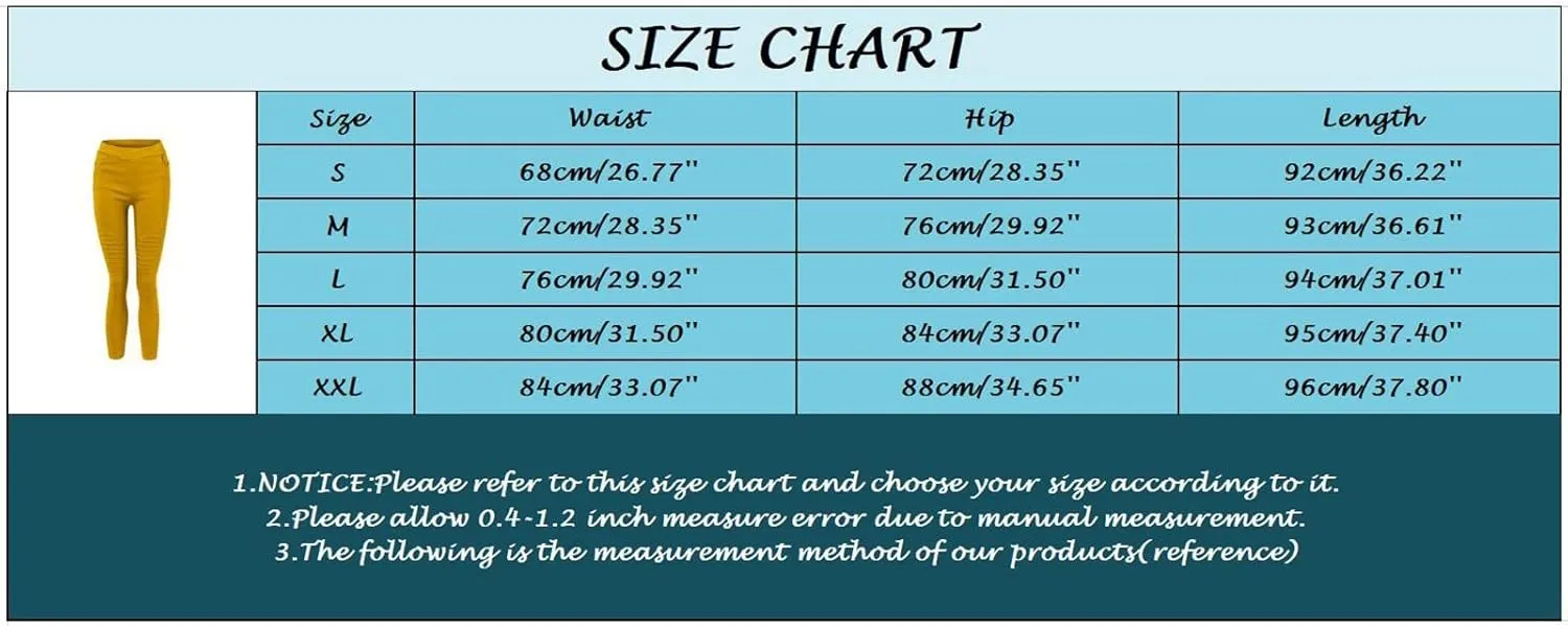 Womens High Waisted Stretch Jeggings with Pockets Casual Pull-On Moto Biker Leggings Slim Fit Skinny Jeans Pencil Denim Pants