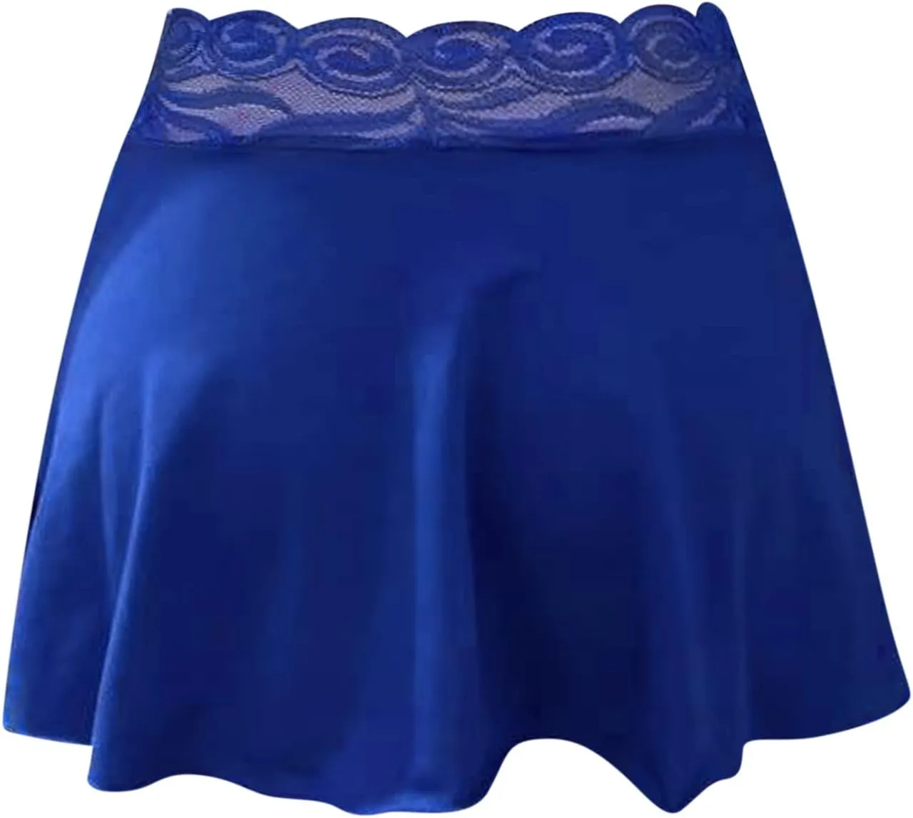 Women's Lingerie Set Mini Babydoll Bow Tie Adjustable Low Waist Dress Mini Skirt Nightwear Pjs