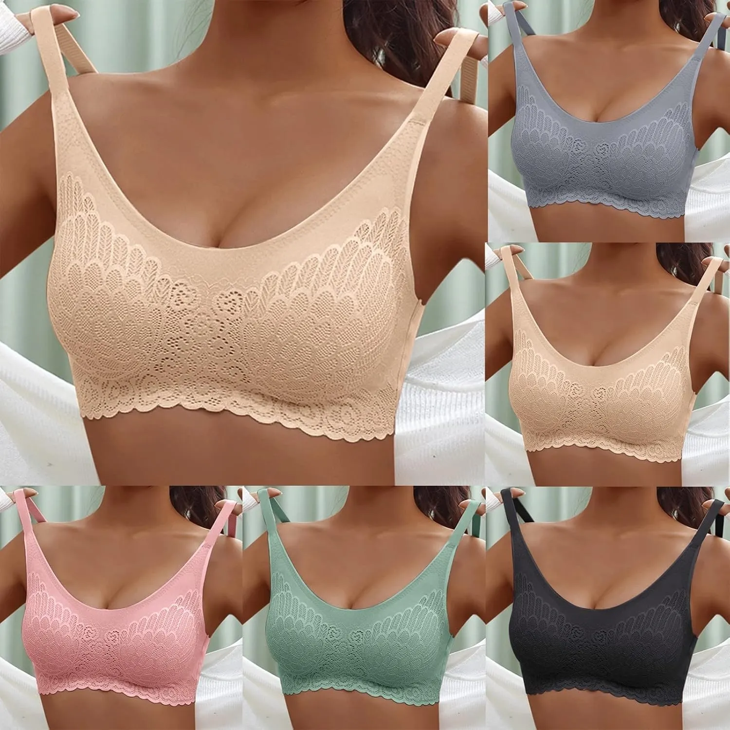 Women's Orthopedic Anti Sagging Bra Posture Correcting Bra for Senior Women Full Coverage Breathable Push up Bras