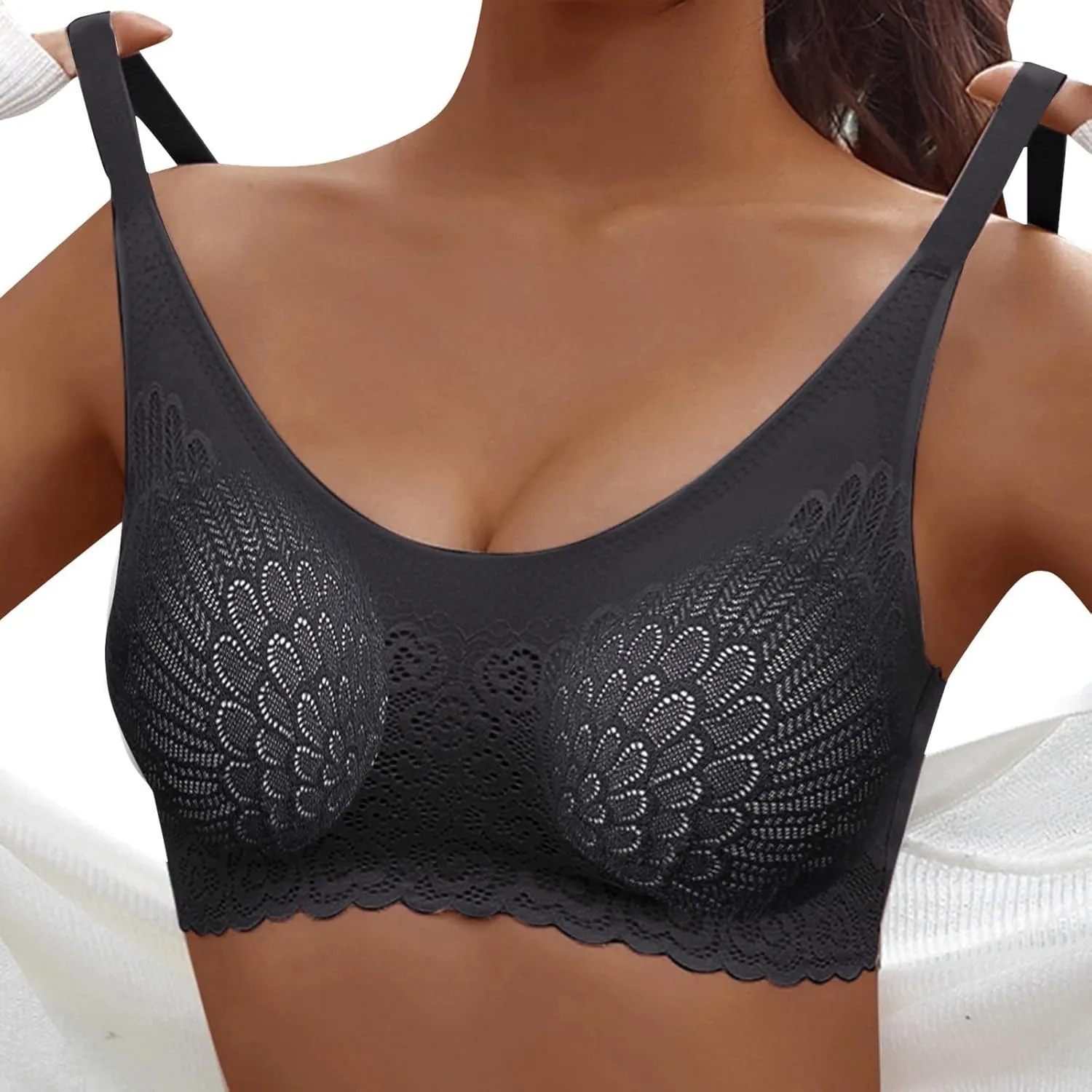 Women's Orthopedic Anti Sagging Bra Posture Correcting Bra for Senior Women Full Coverage Breathable Push up Bras