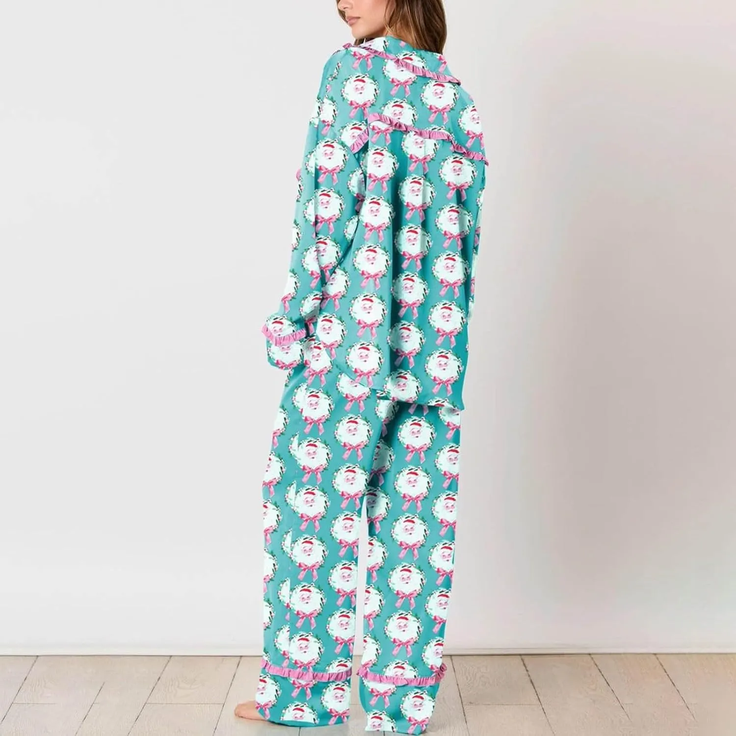 Women's Pajama Sets Sleepwear Nightwear Short Sleeve Round Neck Top & Loose Matching Lounge Set Loungewear Sweatsuit