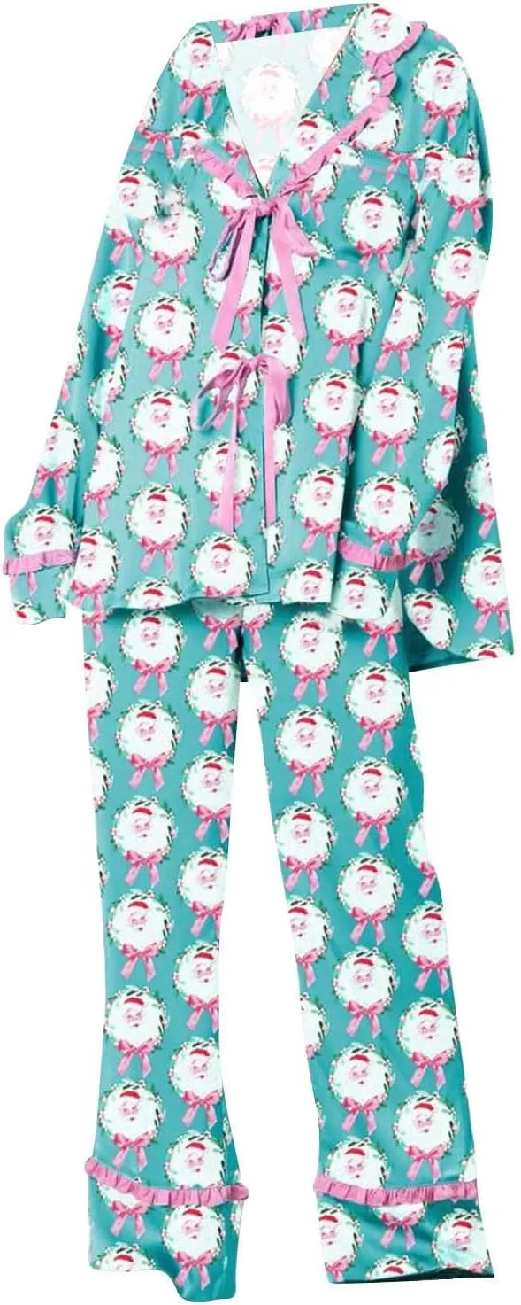Women's Pajama Sets Sleepwear Nightwear Short Sleeve Round Neck Top & Loose Matching Lounge Set Loungewear Sweatsuit