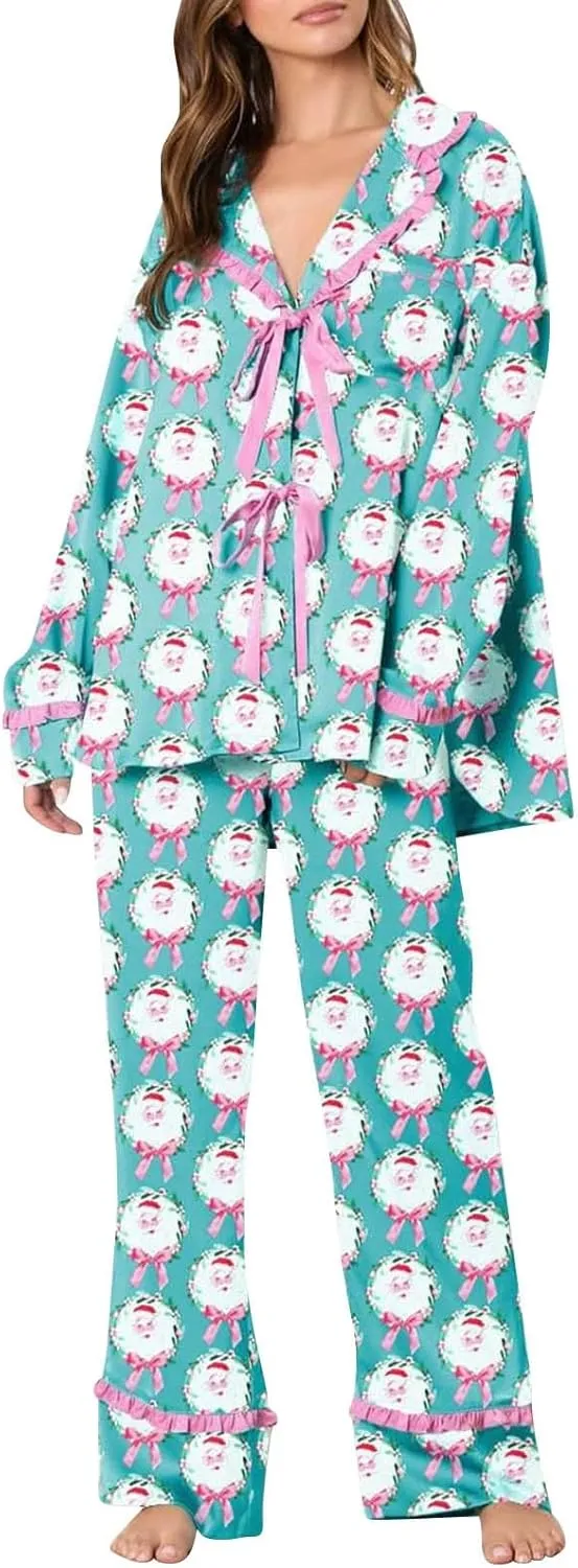 Women's Pajama Sets Sleepwear Nightwear Short Sleeve Round Neck Top & Loose Matching Lounge Set Loungewear Sweatsuit