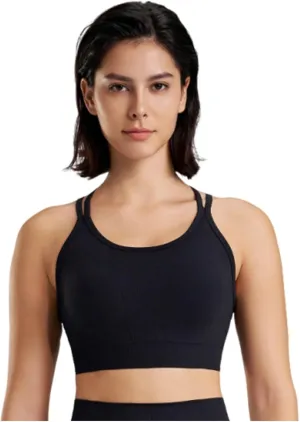 Women's Sports Bras Racerback Sports Bra Seamless Yoga Sports Bras Workout Tops Activity Sleep Bras