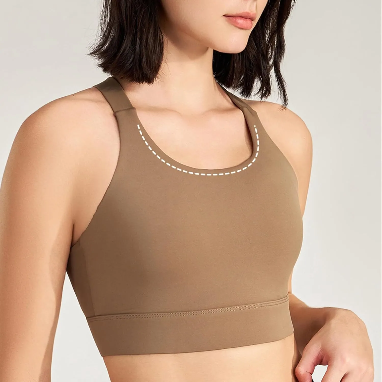 Women's Sports Bras Racerback Sports Bra Seamless Yoga Sports Bras Workout Tops Activity Sleep Bras