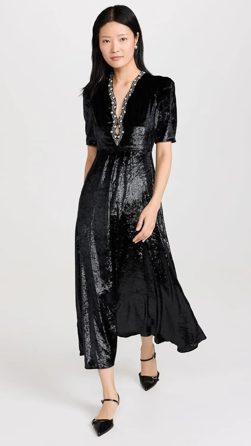 Women's Tabitha Velvet Dress