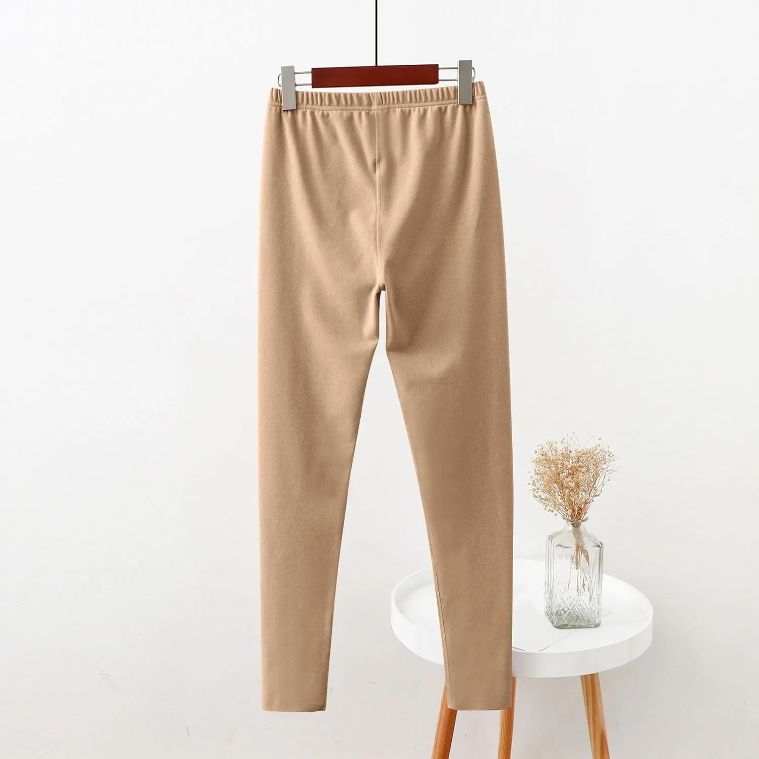 Womens Winter Warm Leggings Pants Soft Fleece Lined Pajamas Pants 2024 Trendy High Waist Lounge Pant Trousers